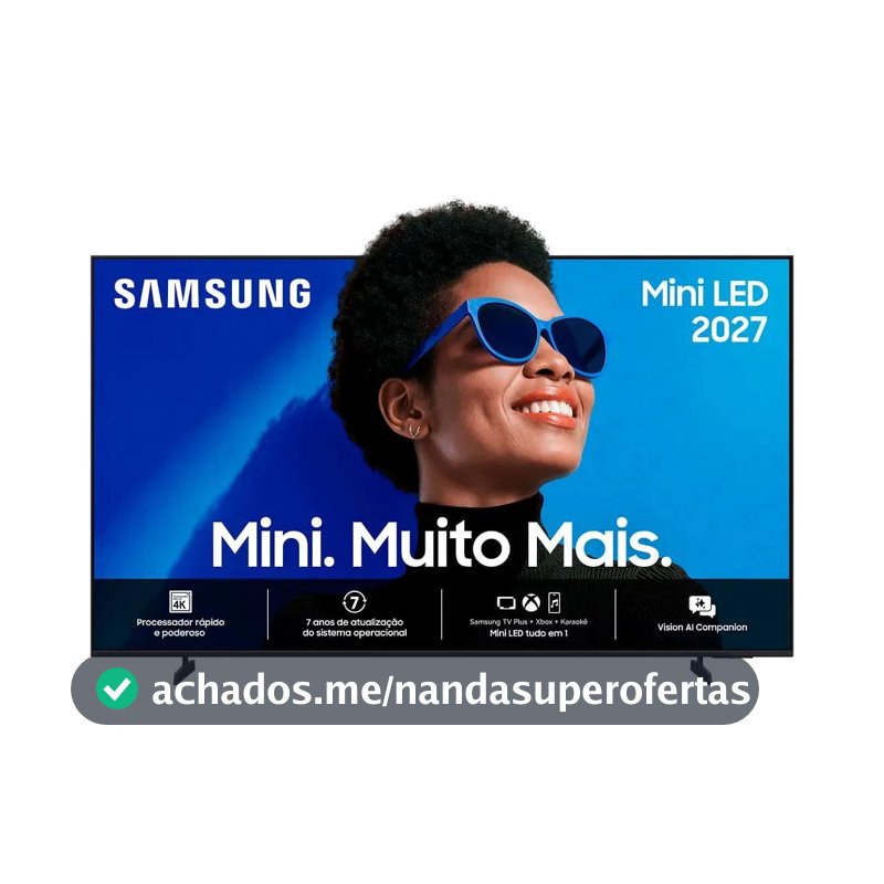 Samsung Smart TV 55" Mini LED 4K M75H 26/2027