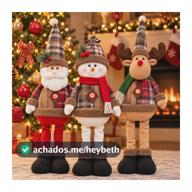 Papai Noel Decoração Natal Retrátil Enfeite Natalino Grande