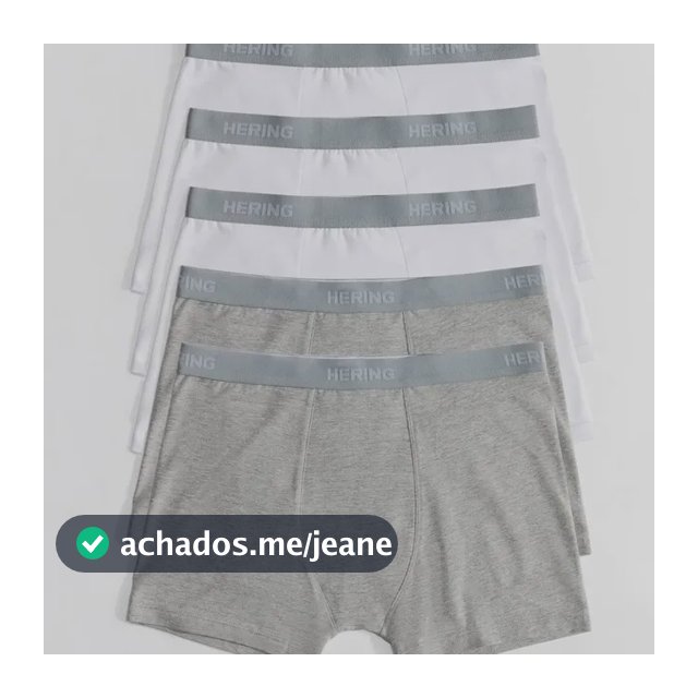 Kit 5 Cuecas Boxer Com Elástico Personalizado Hering