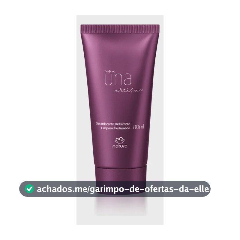 Creme Hidratante Desodorante Corporal Una Artisan 80 Ml