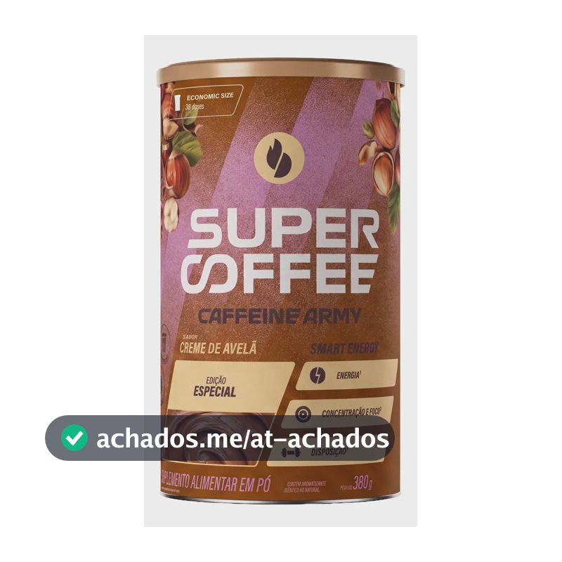 Supercoffee 3.0 Caffeine Army Creme De Avelã 380g Creme De Avelã