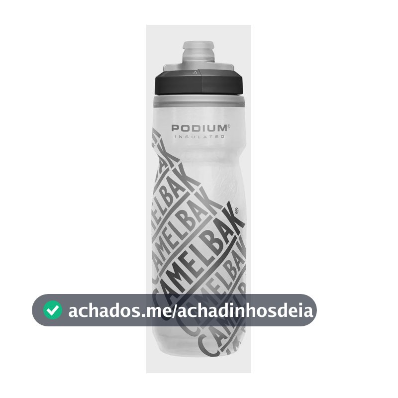 Garrafa Térmica Camelbak Podium Chill 621ml Branco Branco