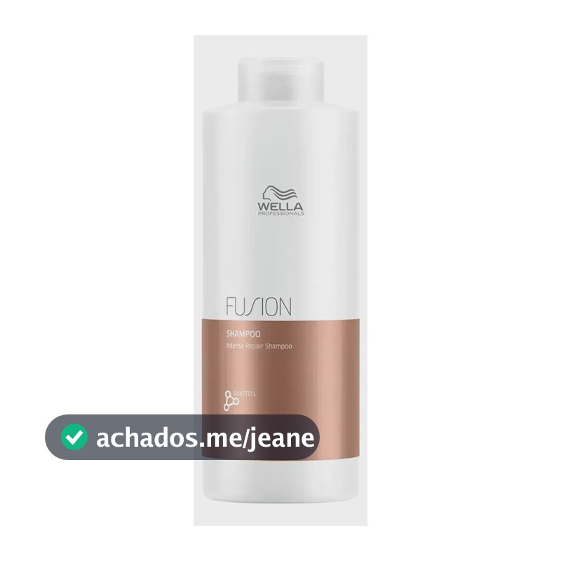 Shampoo Wella Fusion 1 Litro Reconstrução Capilar