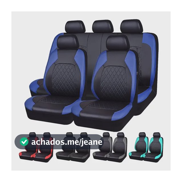 9 Peças Capa Banco Automotivo Couro Para Carros, Suv, Picape