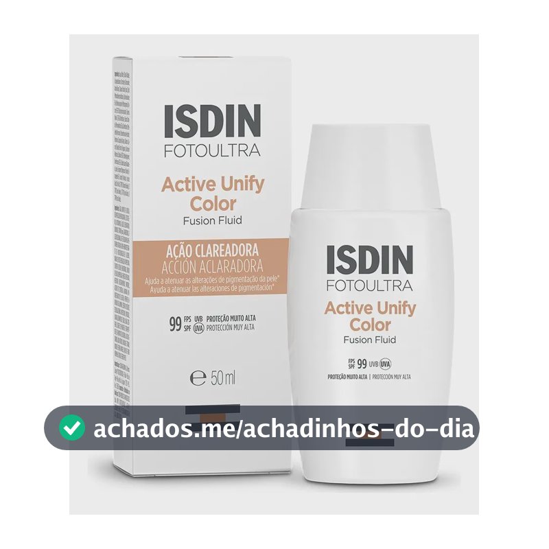 ISDIN Clareador Facial Foto Ultra Active Unify Color FPS 99 - 50ml
