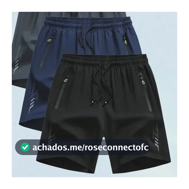 Kit 3 Shorts Fitness Secagem Rápida Basquete/corrida