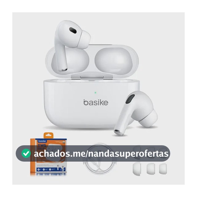 Basike Fone De Ouvido Sem Fio Bluetooth Para Bluetooth 5.3 Branco