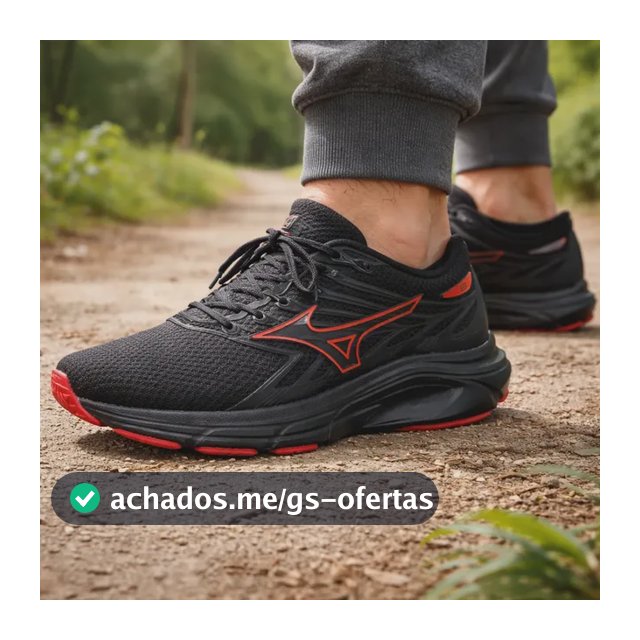 Tênis Mizuno Jet 8 - Masculino - Preto-vermelho Preto 40 Br
