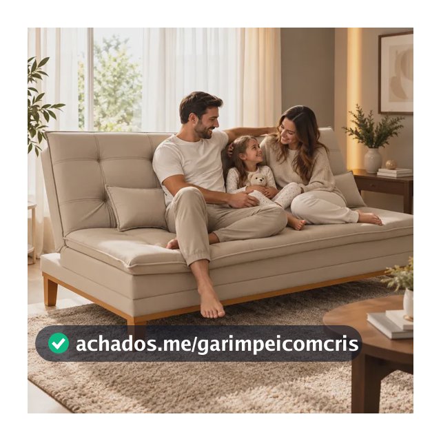 Sofá Cama Mobly Reclinável Disponível Em 10 Cores No Suede Bege Liso
