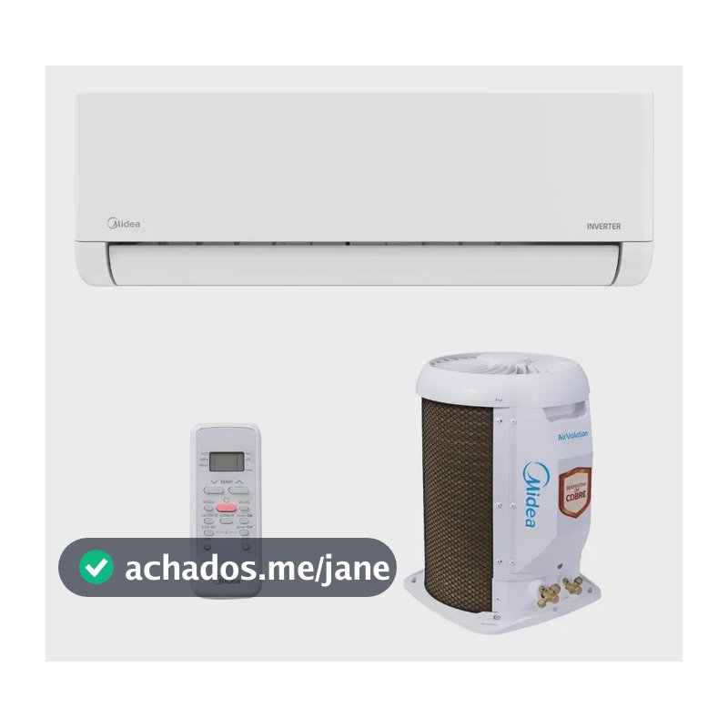 Ar Split Inverter 12000 Midea Airvolution Lite Frio 38TBVCA12M5 42EBVCA12M5