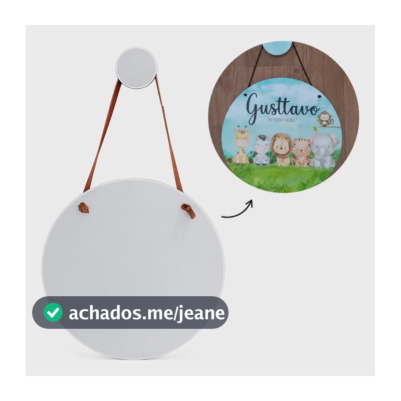 10 Porta Maternidades Em Mdf 20cm Resinado Para Sublimação Personalizado