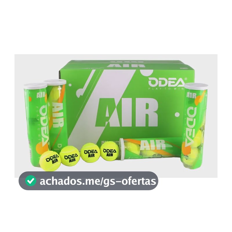 Caixa De Bolas De Tênis Odea Air - (24x4) Caixa Com 96 Bolas Amarelo