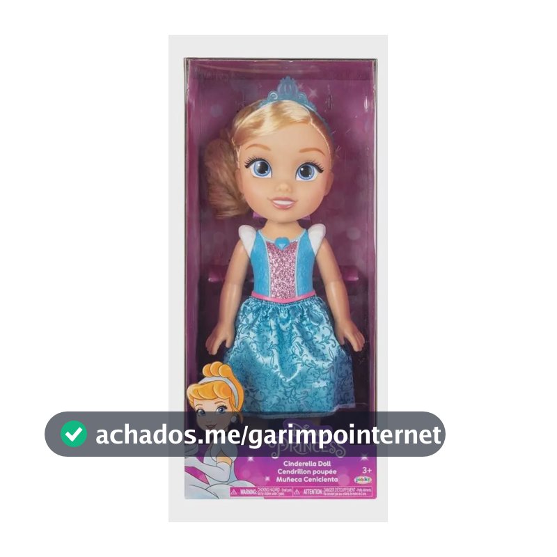 Boneca princesa disney Cinderela Multikids