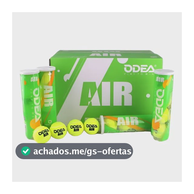 Caixa De Bolas De Tênis Odea Air - (24x4) Caixa Com 96 Bolas Amarelo