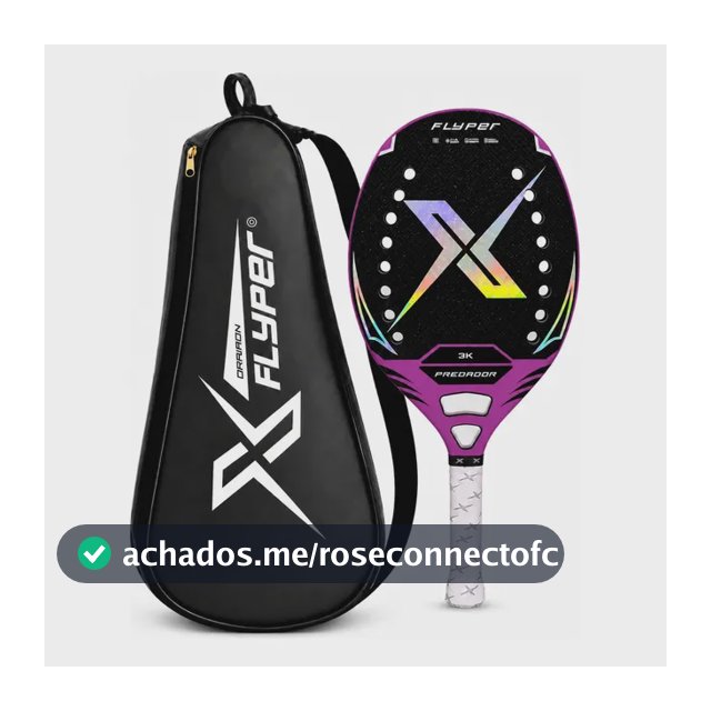 Raquete Beach Tennis  Flyper Predador  3k 2026  315g