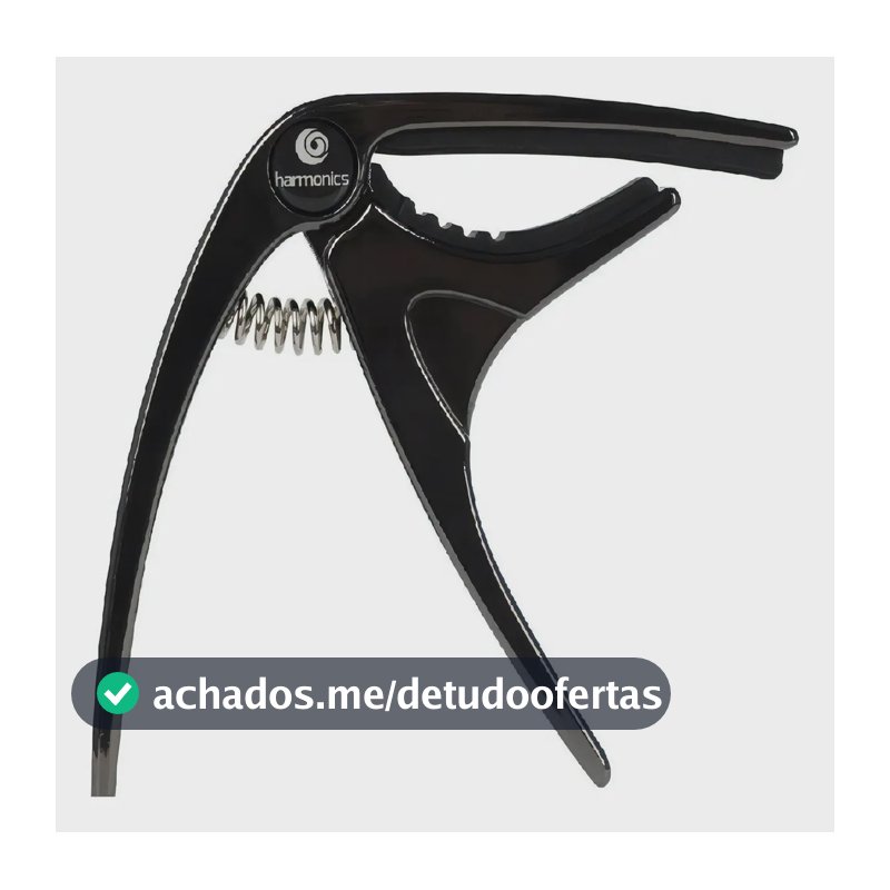 Capotraste Abraçadeira Violão Guitarra Harmonics