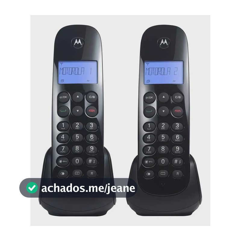 Telefone Motorola Sem Fio Motorola MRD2 sem fio - cor preto