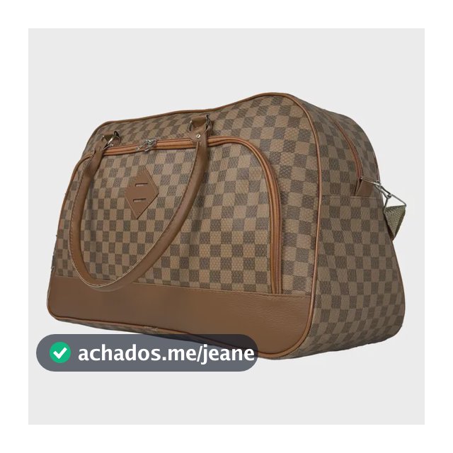 Mala De Bordo Feminina 10kg Grande Bolsa Viagem Couro