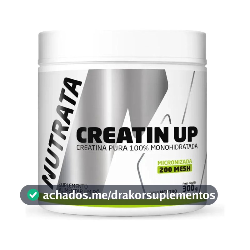 Creatina Nutrata Premium Creatin UP - 300g em pó Sem sabor x 300g