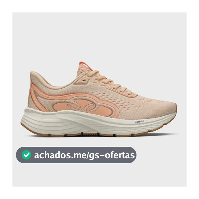 Tênis Feminino Veloz 3 Olympikus Pessego Claro Liso 37 Br