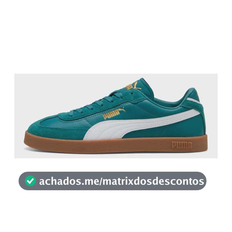 Tênis Casual Feminino Club Il Era Puma Verde Liso 40 Br