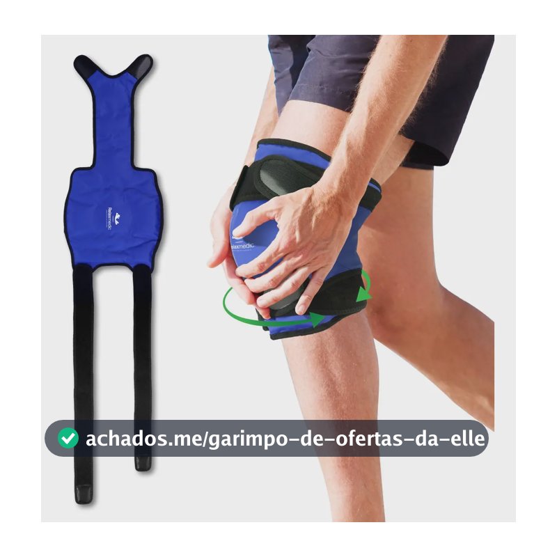 Bolsa Térmica Gel Joelho Dor Alívio Quente E Frio Relaxmedic
