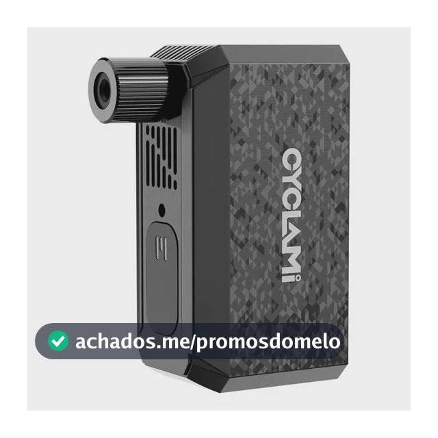 Mini Compressor De Ar Elétrico Cyclami Am6mini 130psi Para Bicicleta Preto