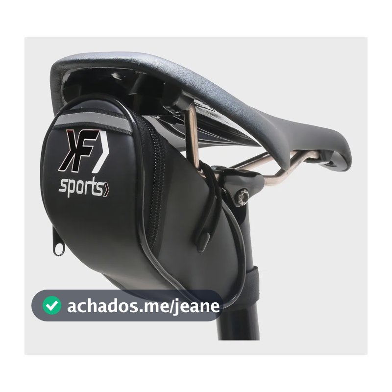 Bolsa Bolsinha Selim Bike Bicicleta Mtb Speed Impermeável Cor Preto