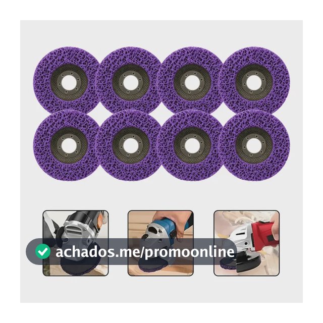 Pro Kit 8 Disco Removedor Tintas Fundos Vernizes 115×22mm