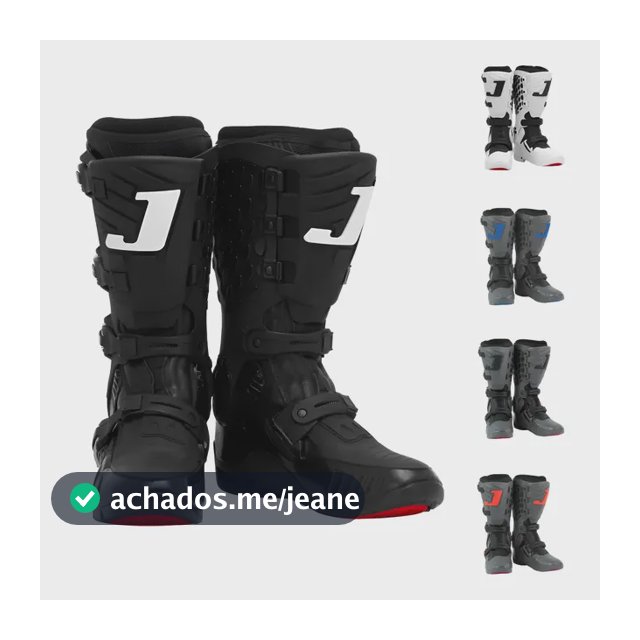Bota Piloto De Motocross Jett Lite Articulada Enduro Trilha