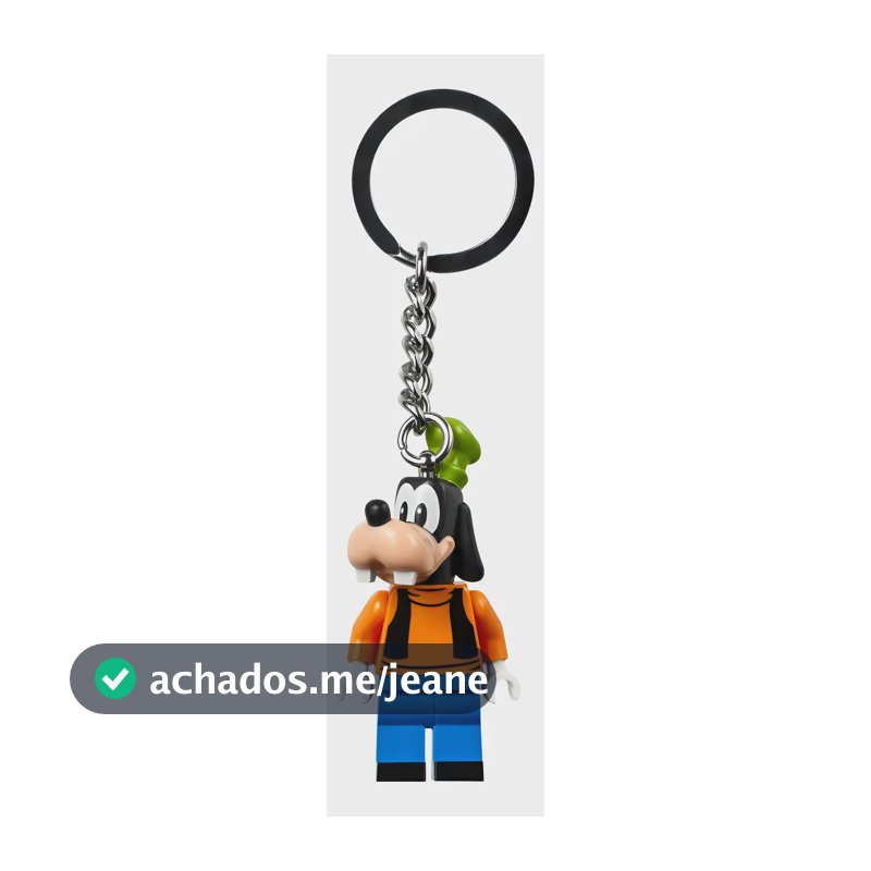 Chaveiro Lego Disney 854196 Pateta Goofy Pateta