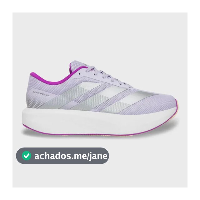 Tênis adidas Latin Run 3.0 Corrida Caminhada Treino Lilás 38 Br