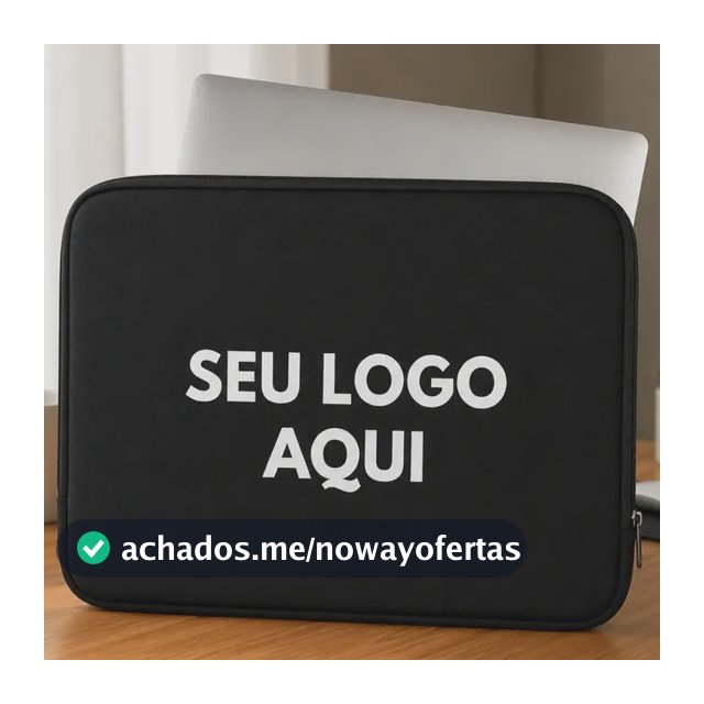 Capa Notebook Personalizada Premium Envio Imediato Atacado Preto 14.1
