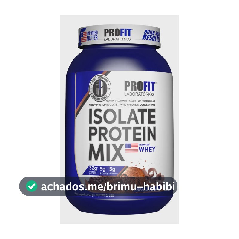 Suplemento en pó ProFit Laboratórios Proteínas de Isolate Protein Mix sabor chocolate ao leite x 907g
