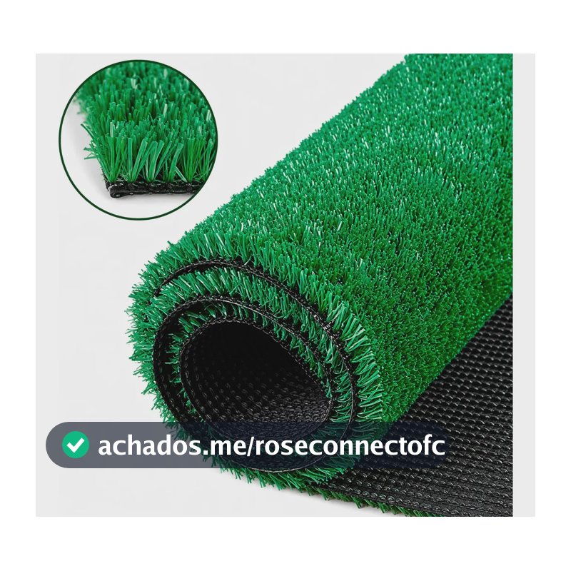 0,5m2 Tapete Grama Artificial Sintética 15mm Area Pet 1,00 x 0,50m Cor Verde