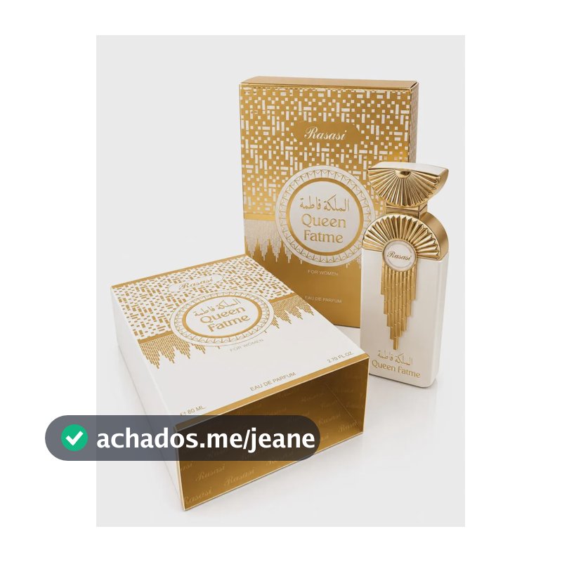 Perfume Árabe Queen Fatme For Women Rasasi Eau de Parfum 80ml