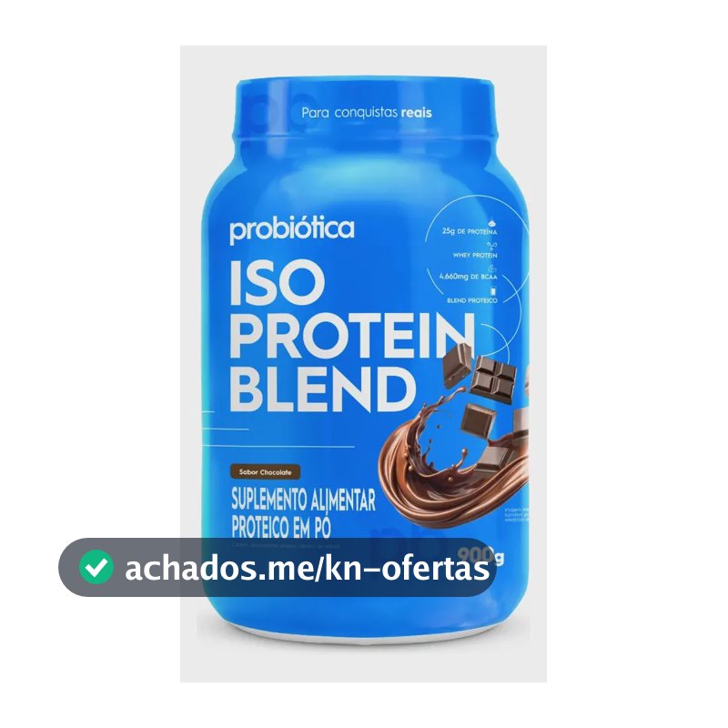 Whey protein Probiótica Iso Blend em pó sabor Chocolate x 900g