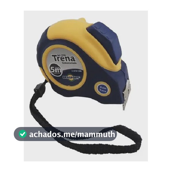 Trena Emborrachada 5mx25mm Auto Trava Com Imã 7755 Brasfort