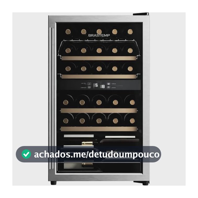 Adega Brastemp Dual Zone 33 Garrafas - Bzb33be