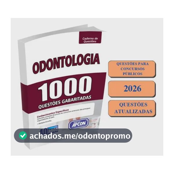 Livro 1000 Questões - Odontologia