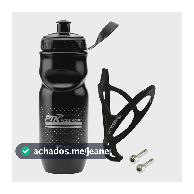 Caramanhola Garrafa Squeeze De Agua 650ml+ Suporte Absolute