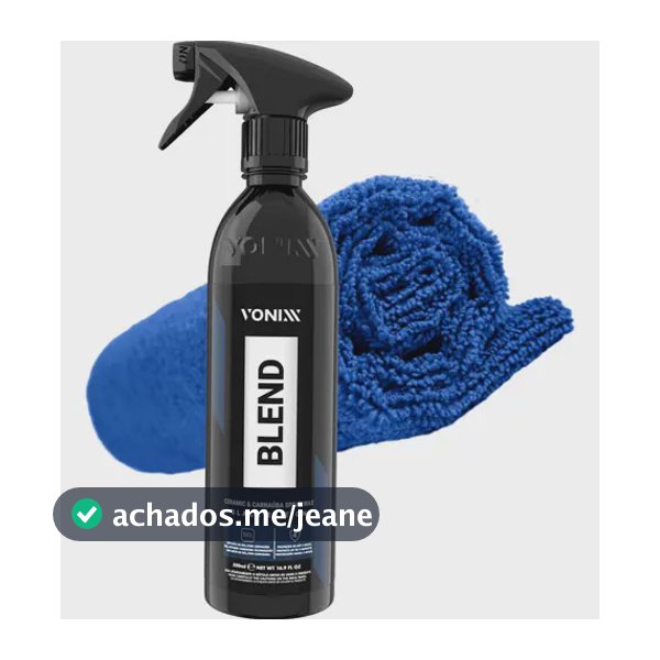 Cera Líquida Preta Vonixx Blend Spray Carnaúba 500ml