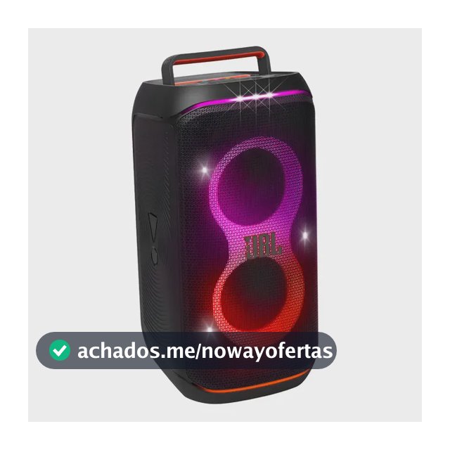 Caixa De Som Jbl Partybox Club 120 Bluetooth 160w Cor Preto