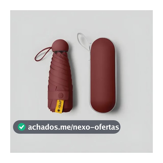 Mini Guardachuva De Bolso Cápsula Anti-uv Portátil Sombrinha Cor Vermelho Desenho Do Tecido Liso