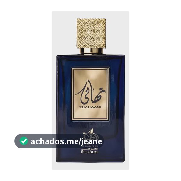 Perfume Árabe Thahaani 100ml Al Wataniah Edp