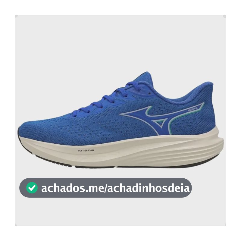 Tenis Mizuno Lively Masculino Corrida E Conforto Azul Liso 40 Br