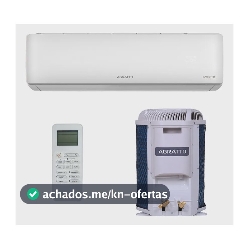 Ar Split Agratto Zen 9.000 Btus Frio Inverter 220v Branco 220v