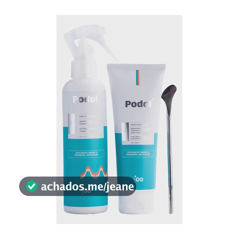 Kit Spa Dos Pes Podol Com Ureia Amolecedor E Hidratante