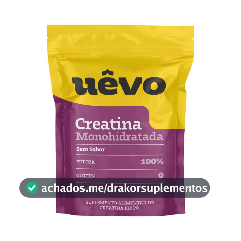 Creatina UÊVO Protein em pó Sem sabor x 300g