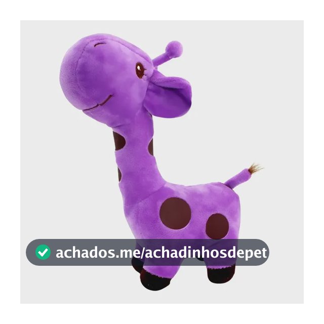 Bichinho De Pelúcia Girafa Brinquedo De Cachorro Pet